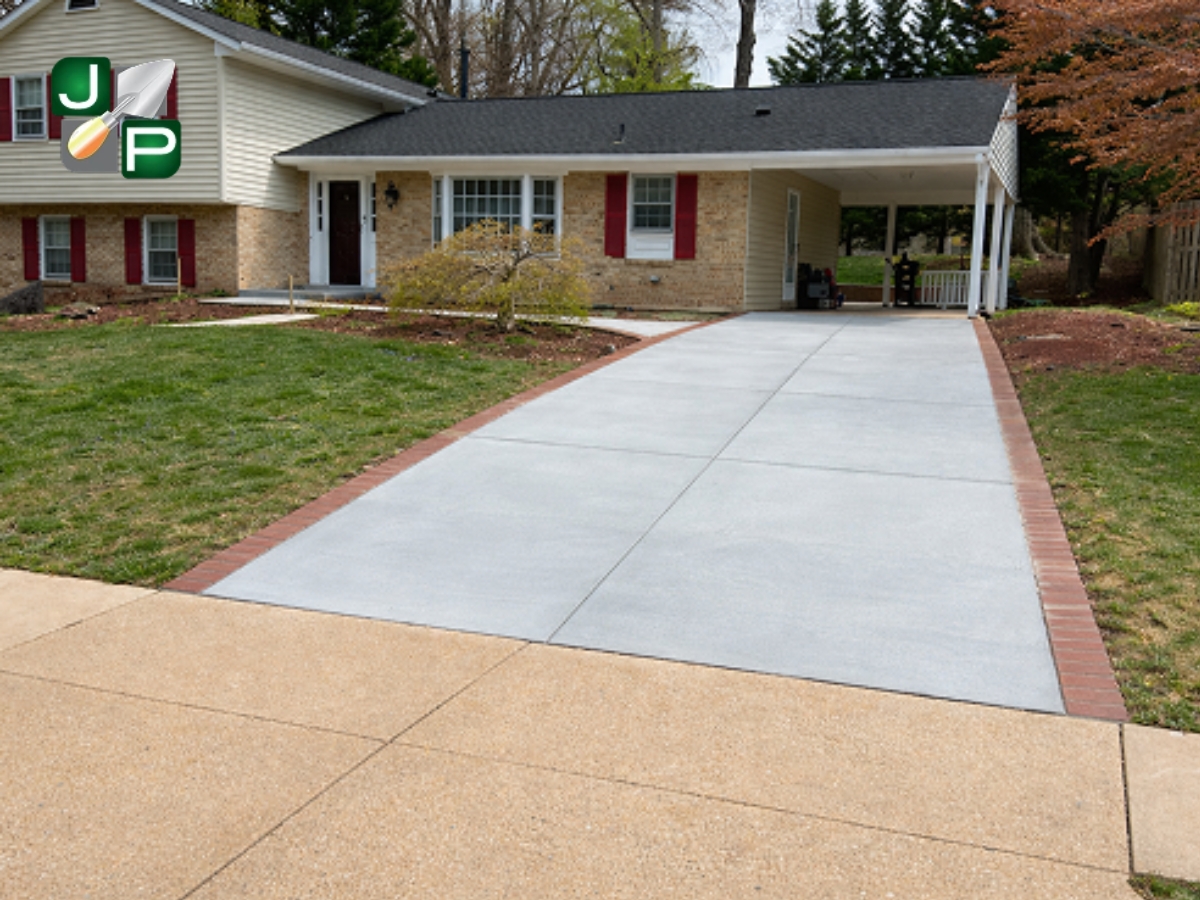 Concrete Driveway After Installation